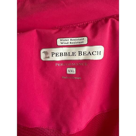 PEBBLE BEACH Dry-Luxe Pink Women's Rain Jacket Water Resistant Size XXL - Picture 9 of 10